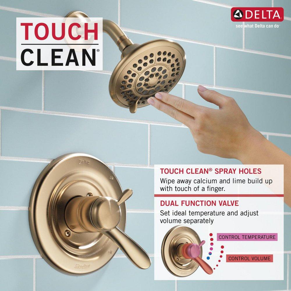 Delta Faucet Brilliance Champagne Bronze Two Handle Multi Function Bathtub & Shower Faucet (Trim Only) 