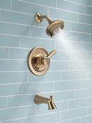 Delta Faucet Champagne Bronze Two Handle Multi Function Bathtub & Shower Faucet (Trim Only) 