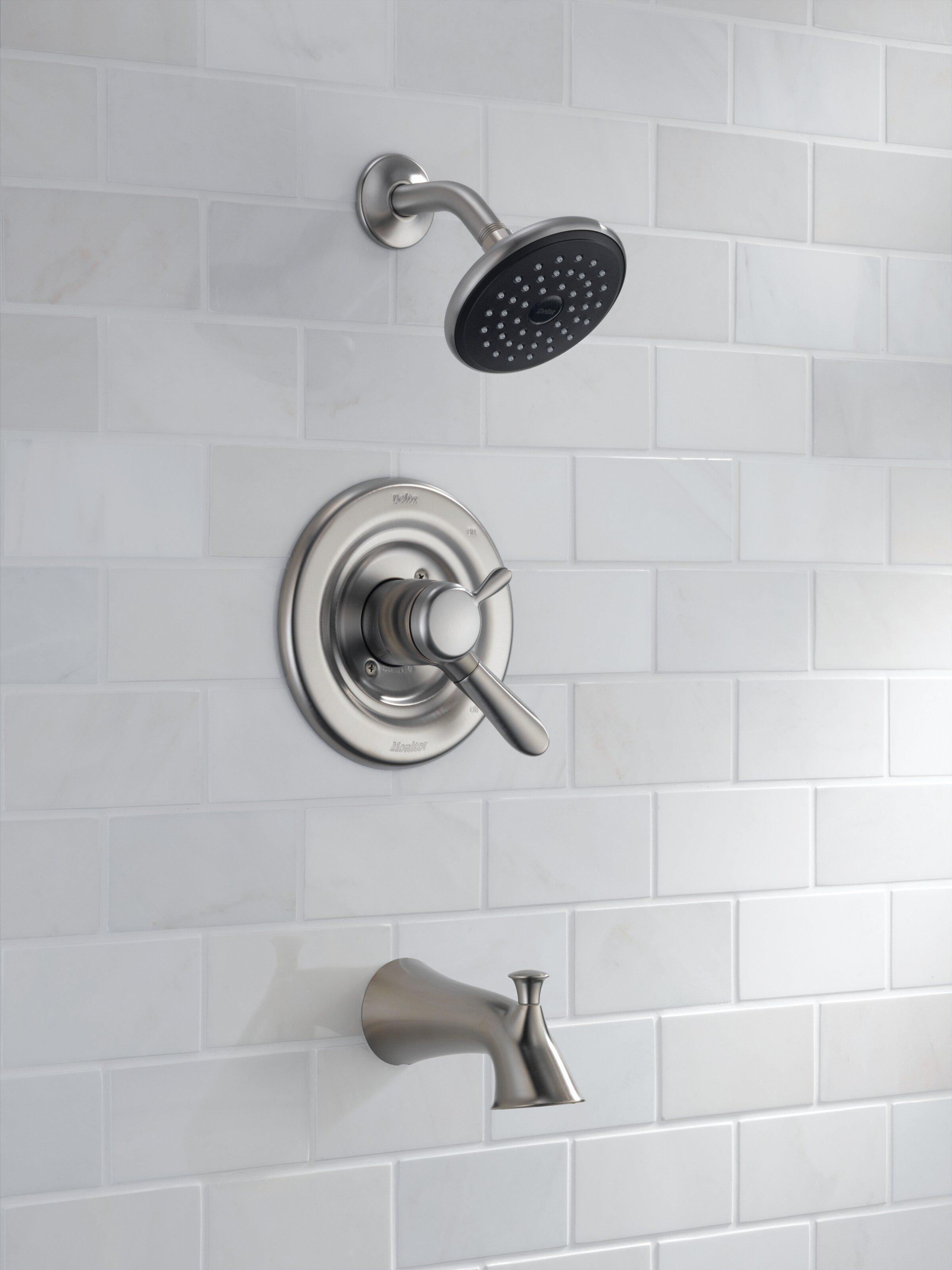 Delta Faucet Brilliance Champagne Bronze Two Handle Multi Function Bathtub & Shower Faucet (Trim Only) 
