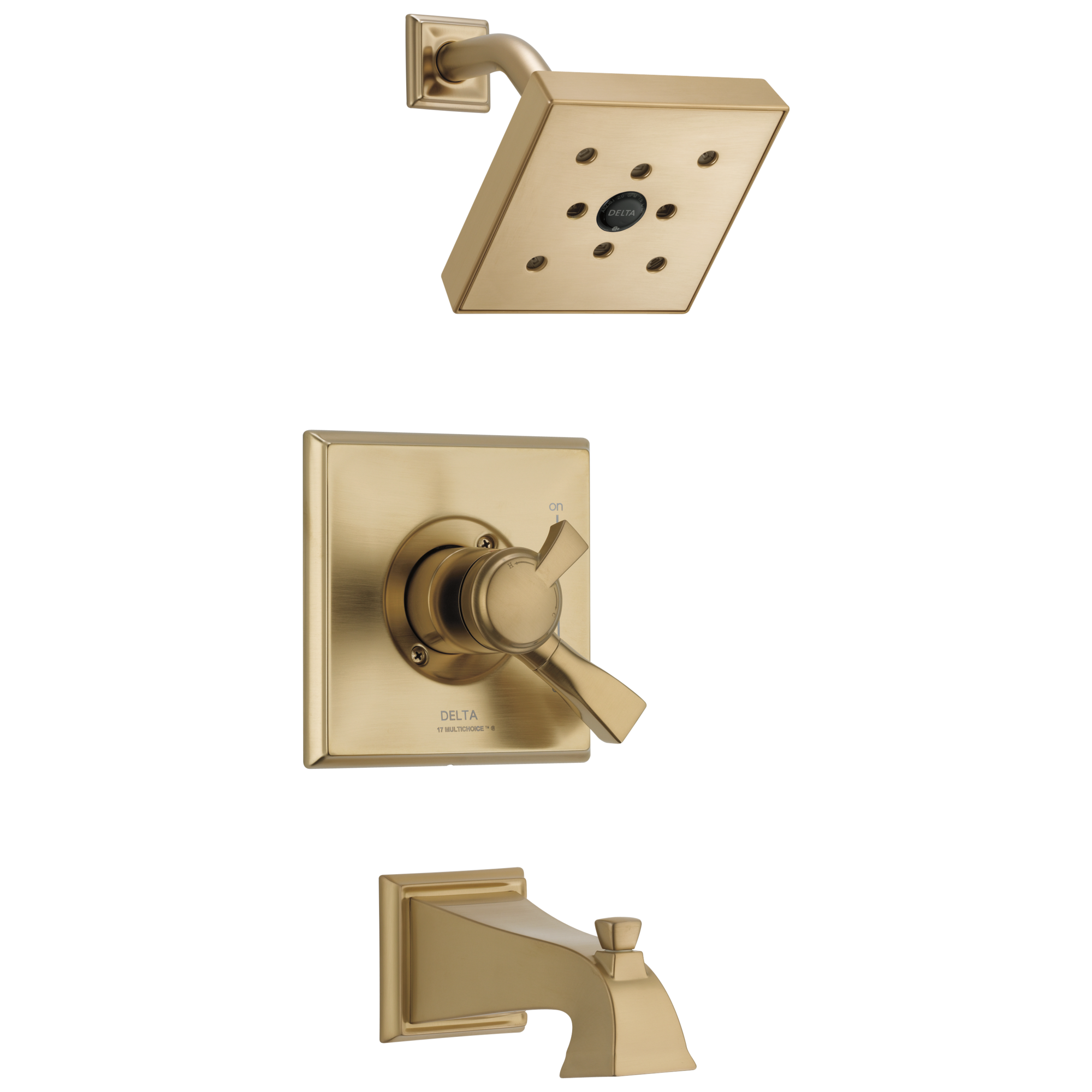 Delta Faucet Champagne Bronze Two Handle Single Function Bathtub & Shower Faucet (Trim Only) 
