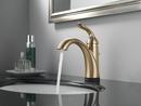 Delta Faucet Brilliance Champagne Bronze Single Handle Centerset Bathroom Sink Faucet 