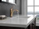 Delta Faucet Brilliance Champagne Bronze Single Handle Centerset Bathroom Sink Faucet 