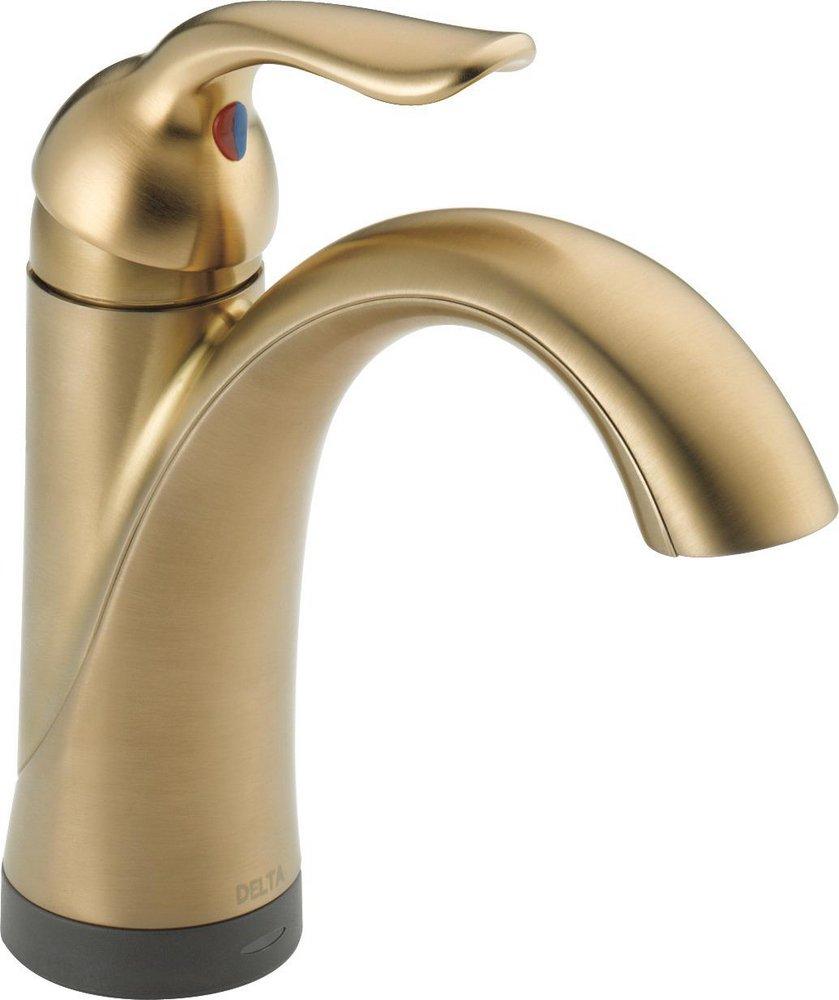 Delta Faucet Champagne Bronze Single Handle Centerset Bathroom Sink Faucet 