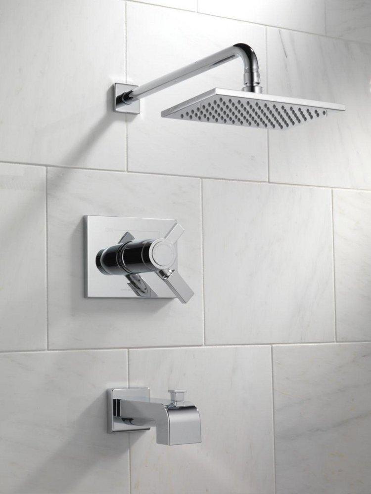 Delta Faucet Brilliance Champagne Bronze Single Handle Single Bathtub & Shower Faucet Trim Only 