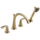 Two Handle Roman Tub Faucet with Handshower in Champagne Bronze (Trim Only)