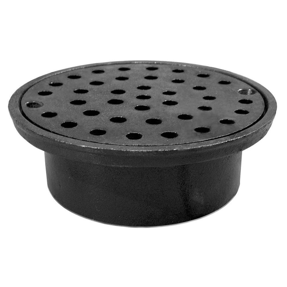 Jones Stephens Cast Iron General Purpose Drain in Black 
