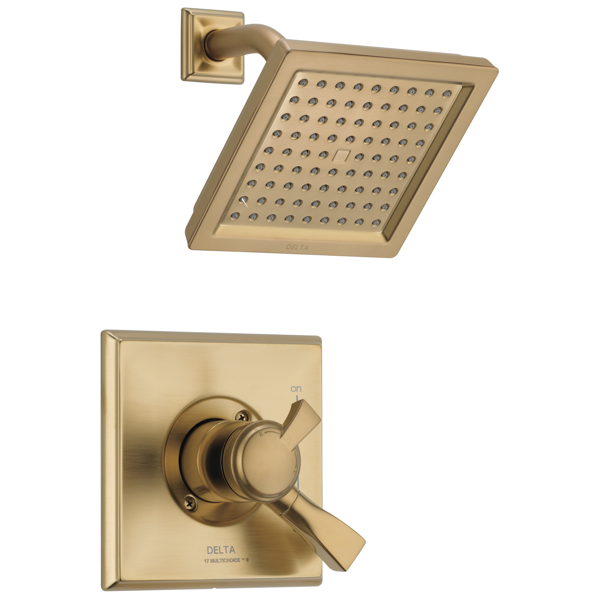 Delta Faucet Brilliance Champagne Bronze Single Handle Single Function Shower Faucet (Trim Only) 