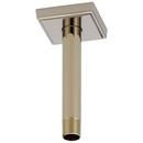 Brizo Brilliance&reg; Polished Nickel 1/2 x 6 in. NPT Solid Brass Shower Arm and Flange 