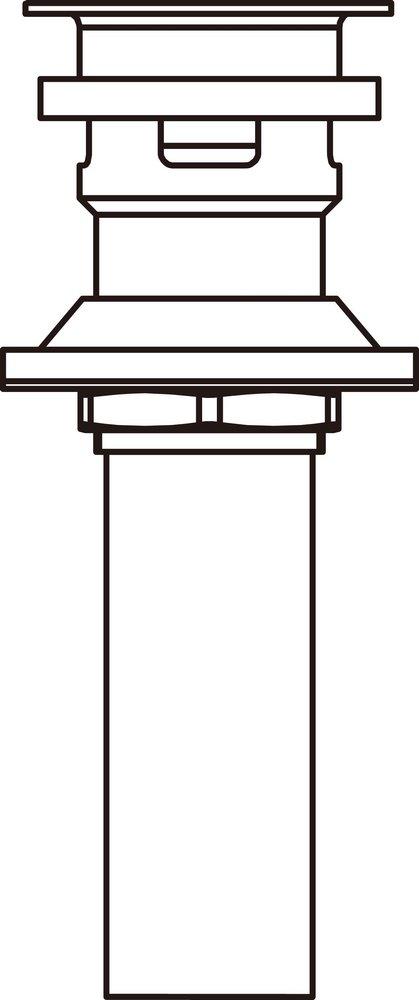 Delta Faucet Venetian Bronze 2-1/8 x 5-1/2 in. Pop-Up Drain Assembly 