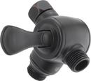 Delta Faucet Venetian Bronze 1/2 x 3-3/4 in. and Plastic Shower Arm Diverter 