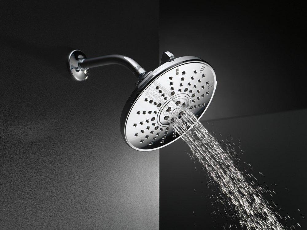 Delta Faucet Chrome Multi Function Full Body, Full Spray with Massage and Massaging Showerhead 
