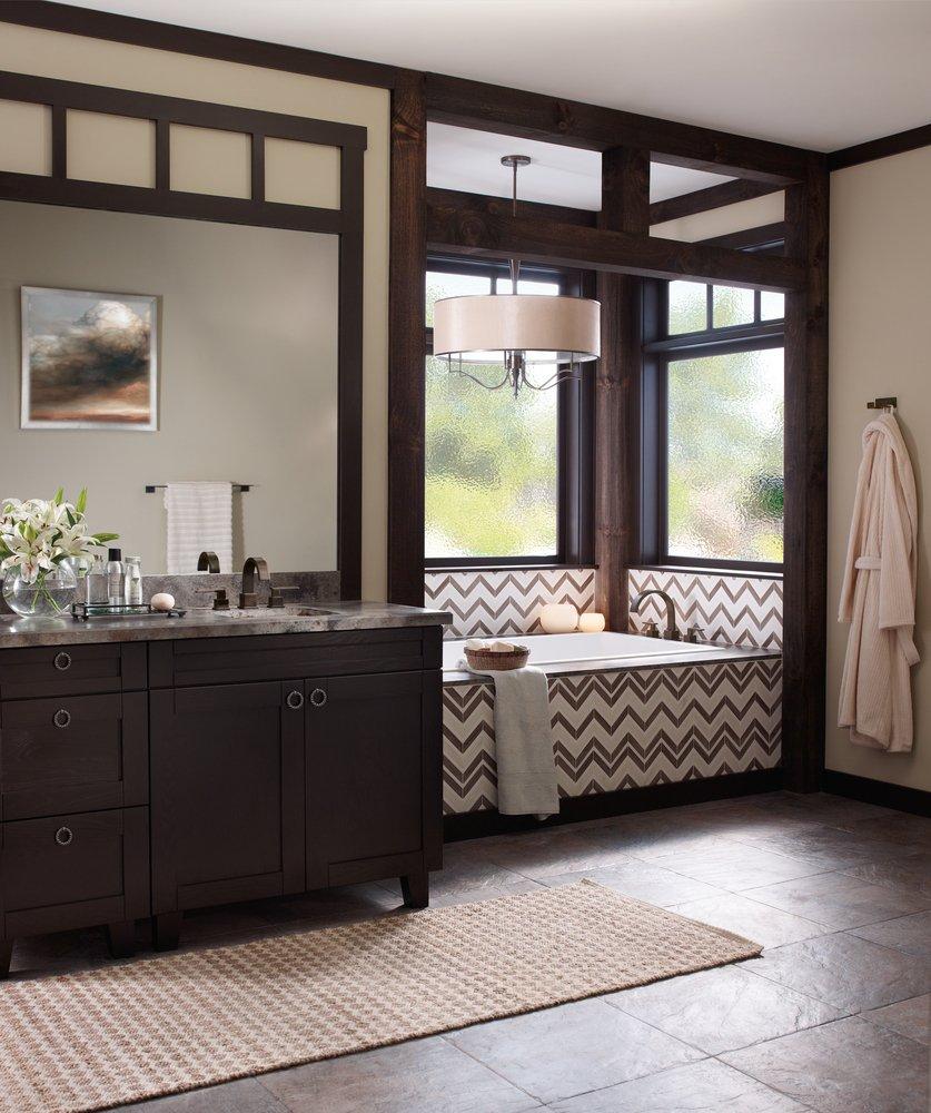 Delta Faucet Brilliance Champagne Bronze Two Handle Widespread Bathroom Sink Faucet 