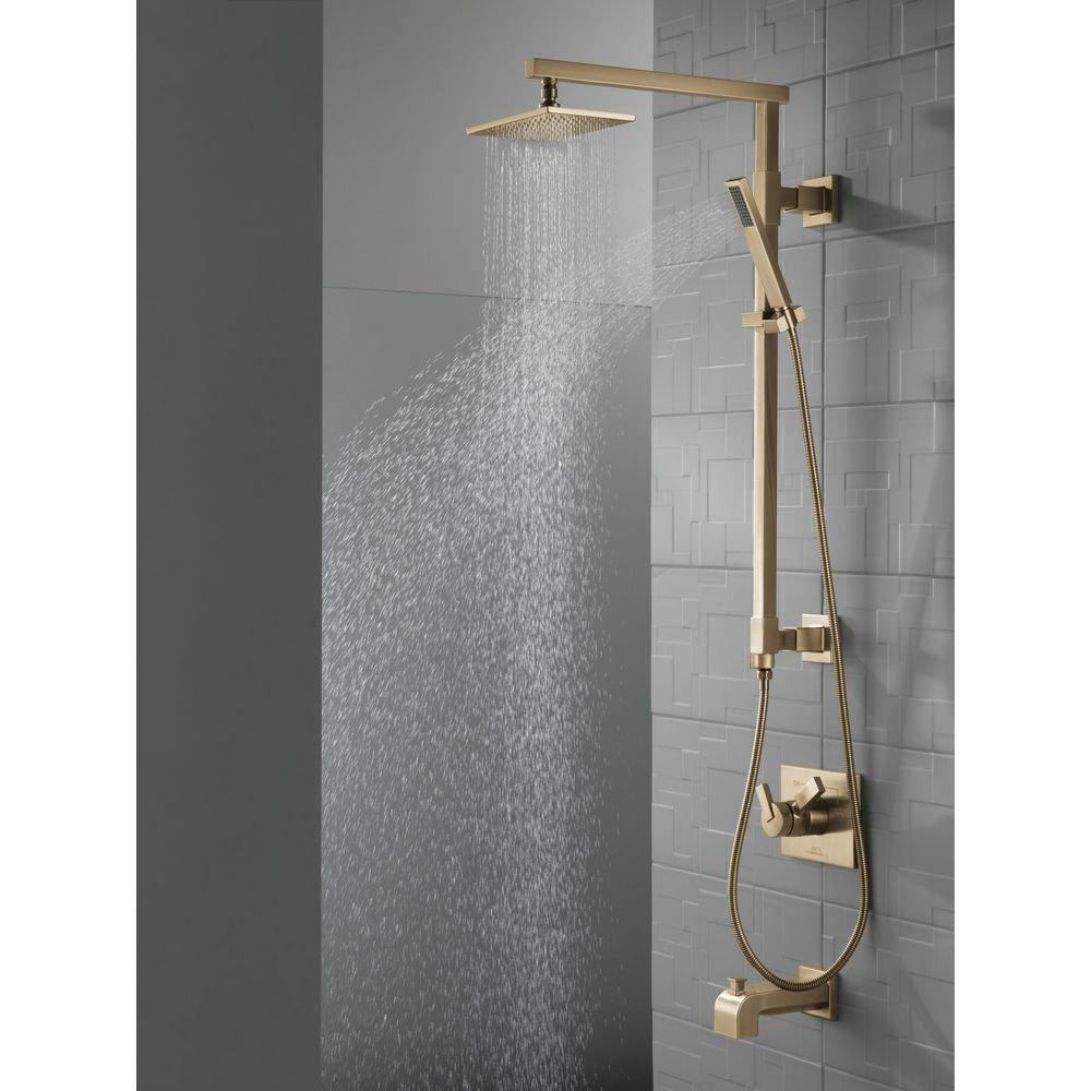 Delta Faucet Brilliance Champagne Bronze Two Handle Bathtub & Shower Faucet (Trim Only) 