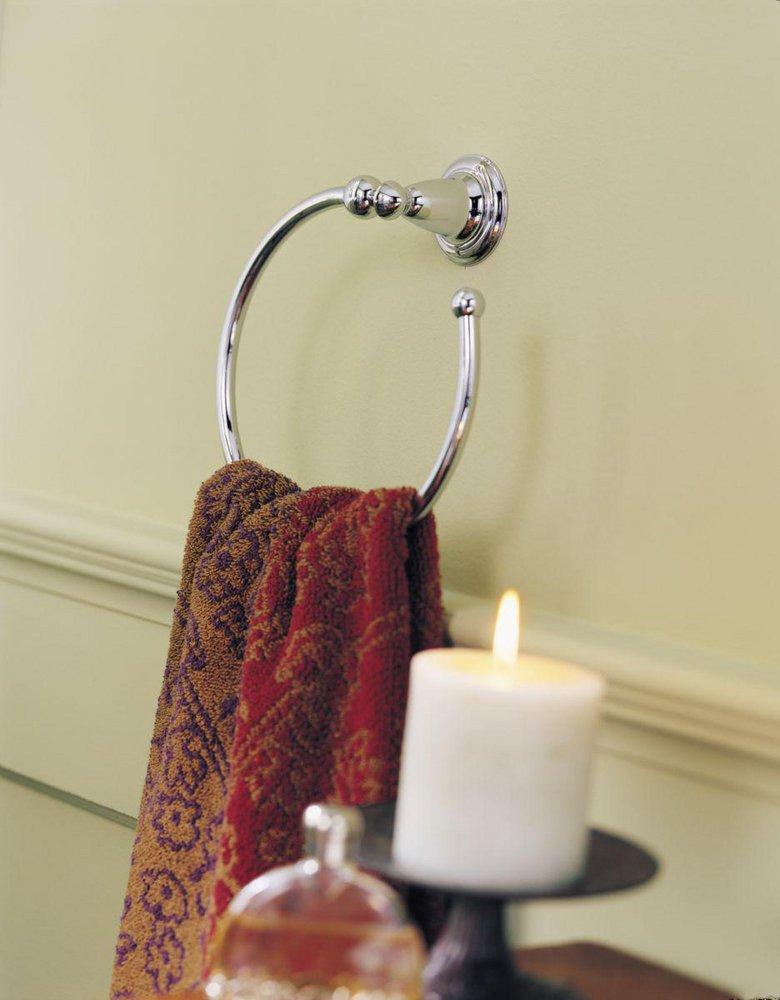 Delta Faucet Champagne Bronze Round Open Towel Ring 