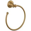 Round Open Towel Ring in Brilliance Champagne Bronze