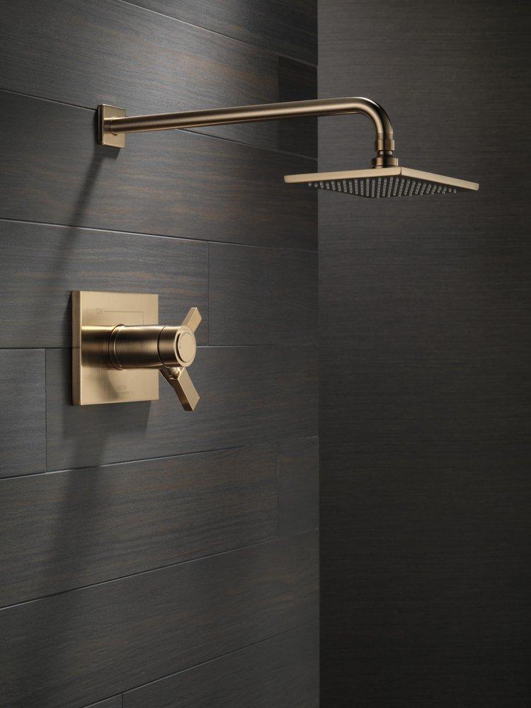 Delta Faucet Champagne Bronze Two Handle Single Function Shower Faucet (Trim Only) 