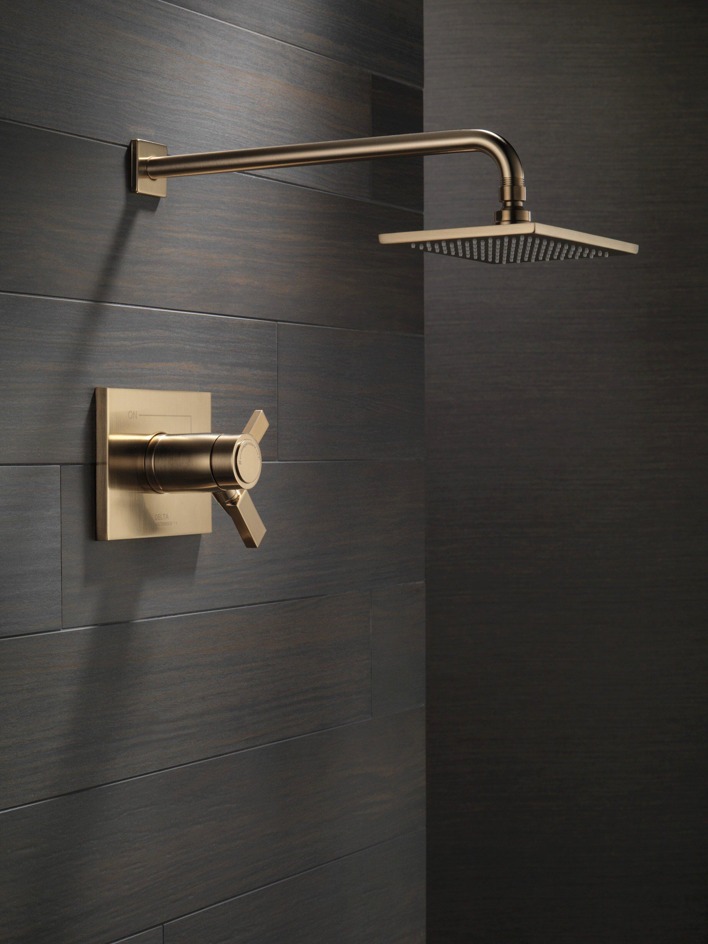 Delta Faucet Brilliance Champagne Bronze Two Handle Single Function Shower Faucet (Trim Only) 
