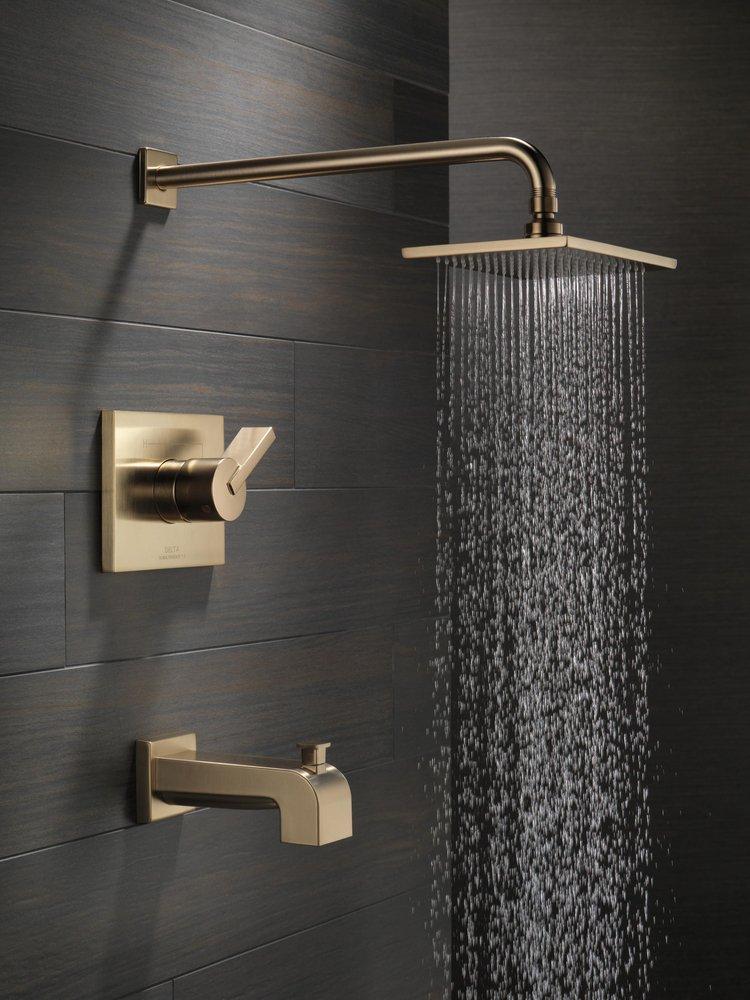 Delta Faucet Brilliance Champagne Bronze Single Handle Single Function Bathtub & Shower Faucet (Trim Only) 