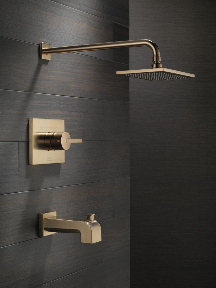 Delta Faucet Brilliance Champagne Bronze Single Handle Single Function Bathtub & Shower Faucet (Trim Only) 