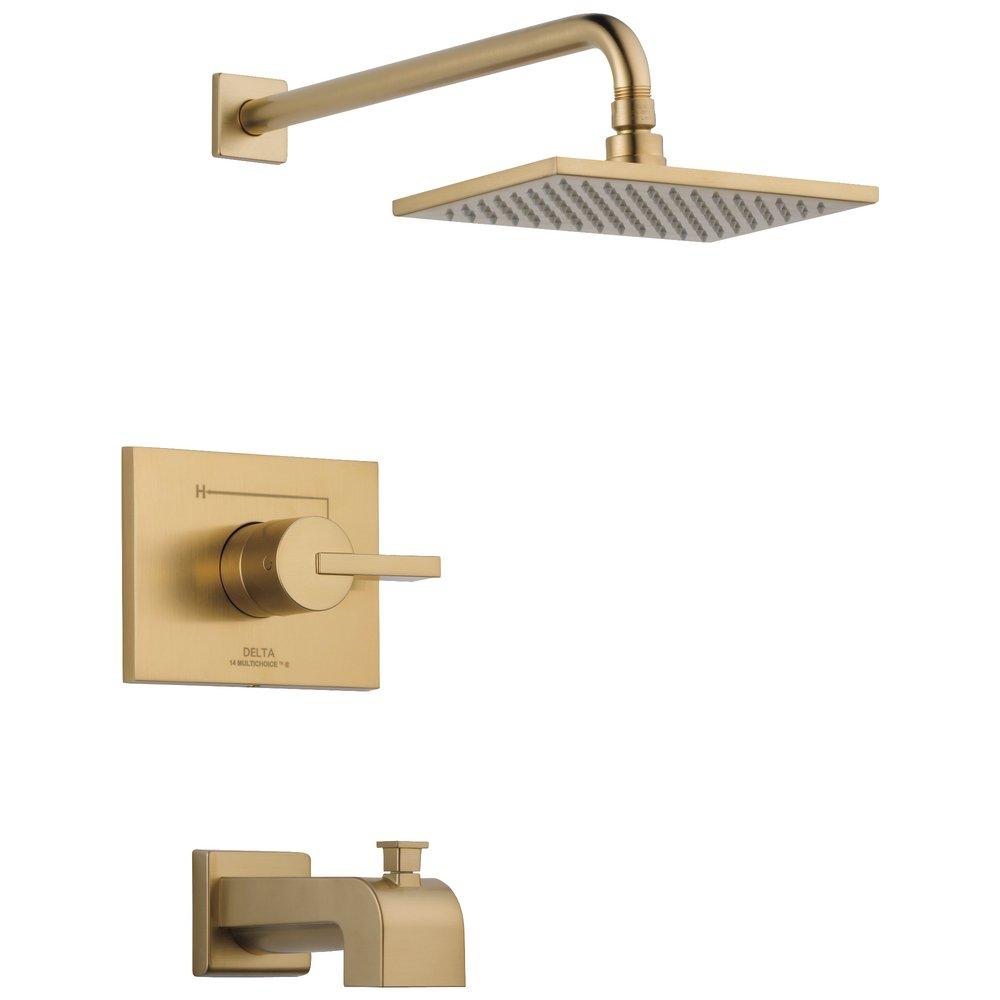 Delta Faucet Champagne Bronze Single Handle Single Function Bathtub & Shower Faucet (Trim Only) 