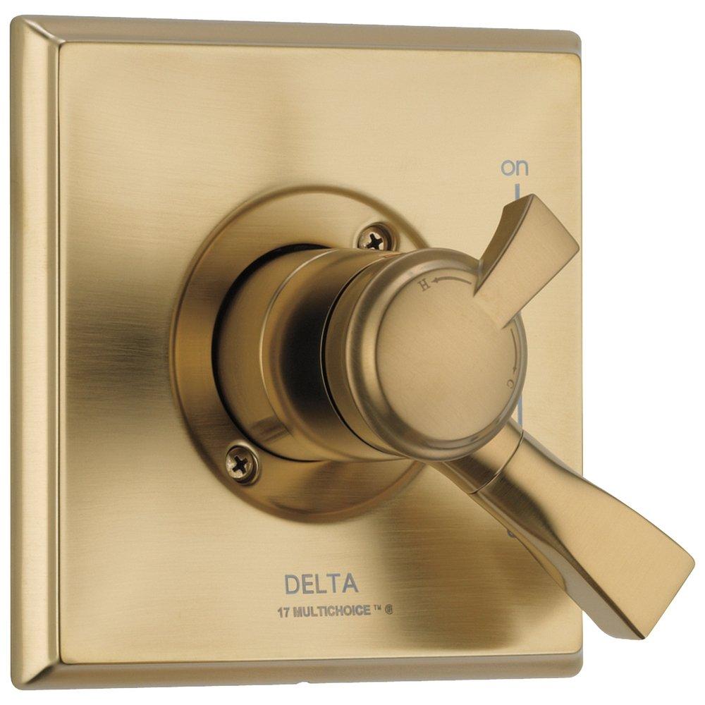 Delta Faucet Brilliance Champagne Bronze Single Handle Bathtub & Shower Faucet (Trim Only) 