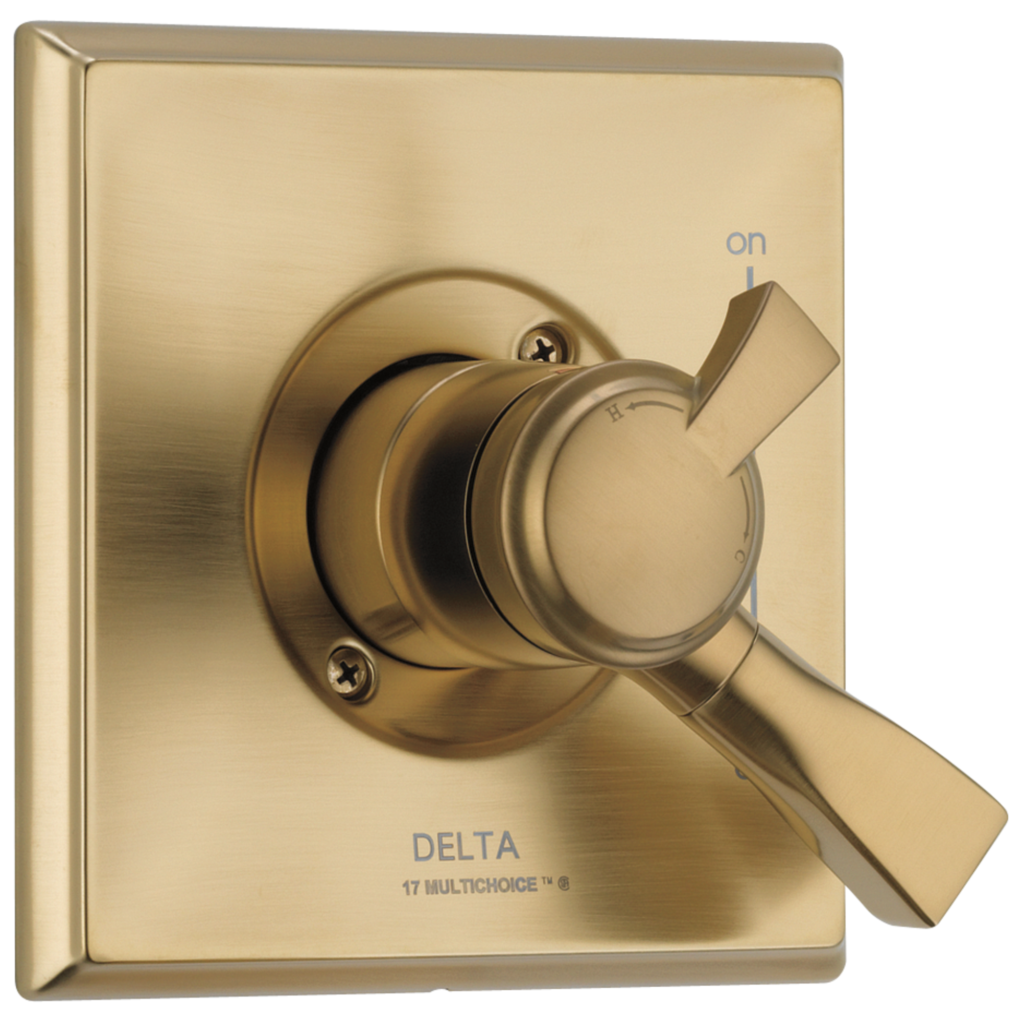 Delta Faucet Brilliance Champagne Bronze Single Handle Bathtub & Shower Faucet (Trim Only) 
