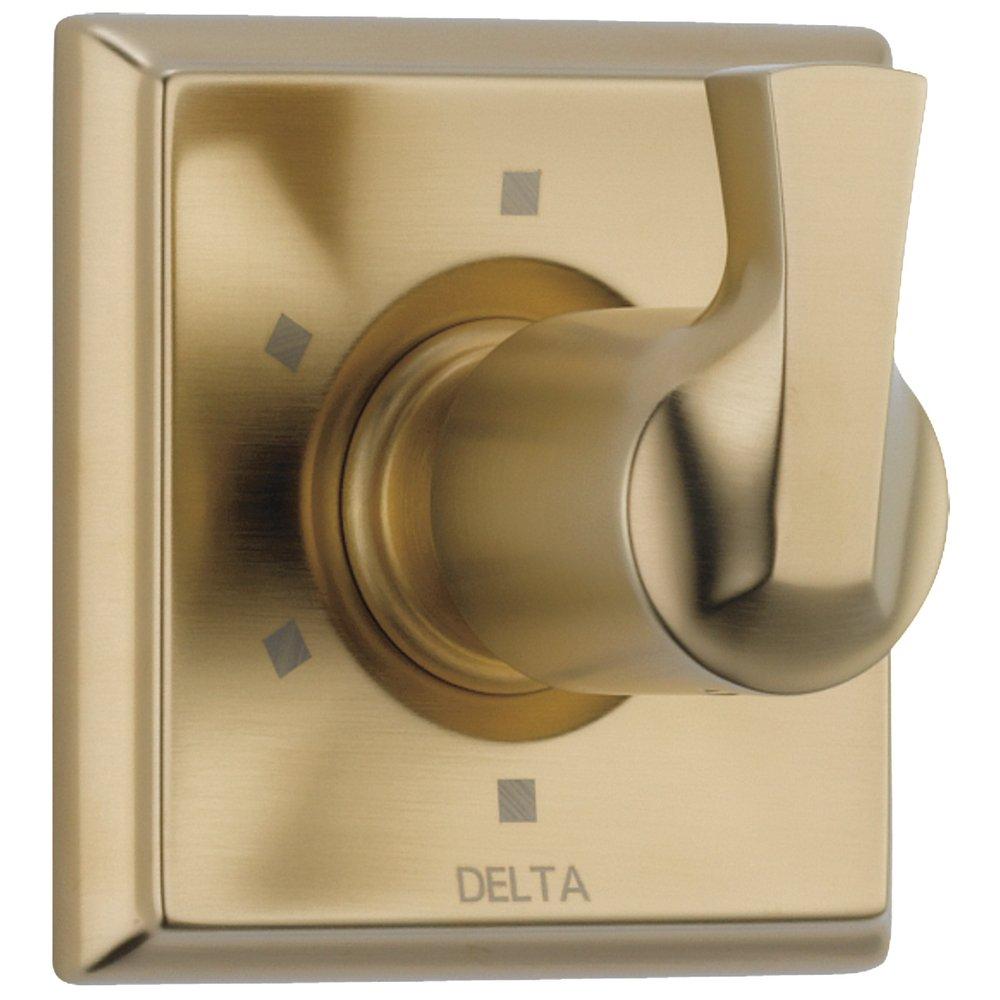 Delta Faucet Brilliance&reg; Champagne Bronze 6-Function 3-Port Diverter Trim 