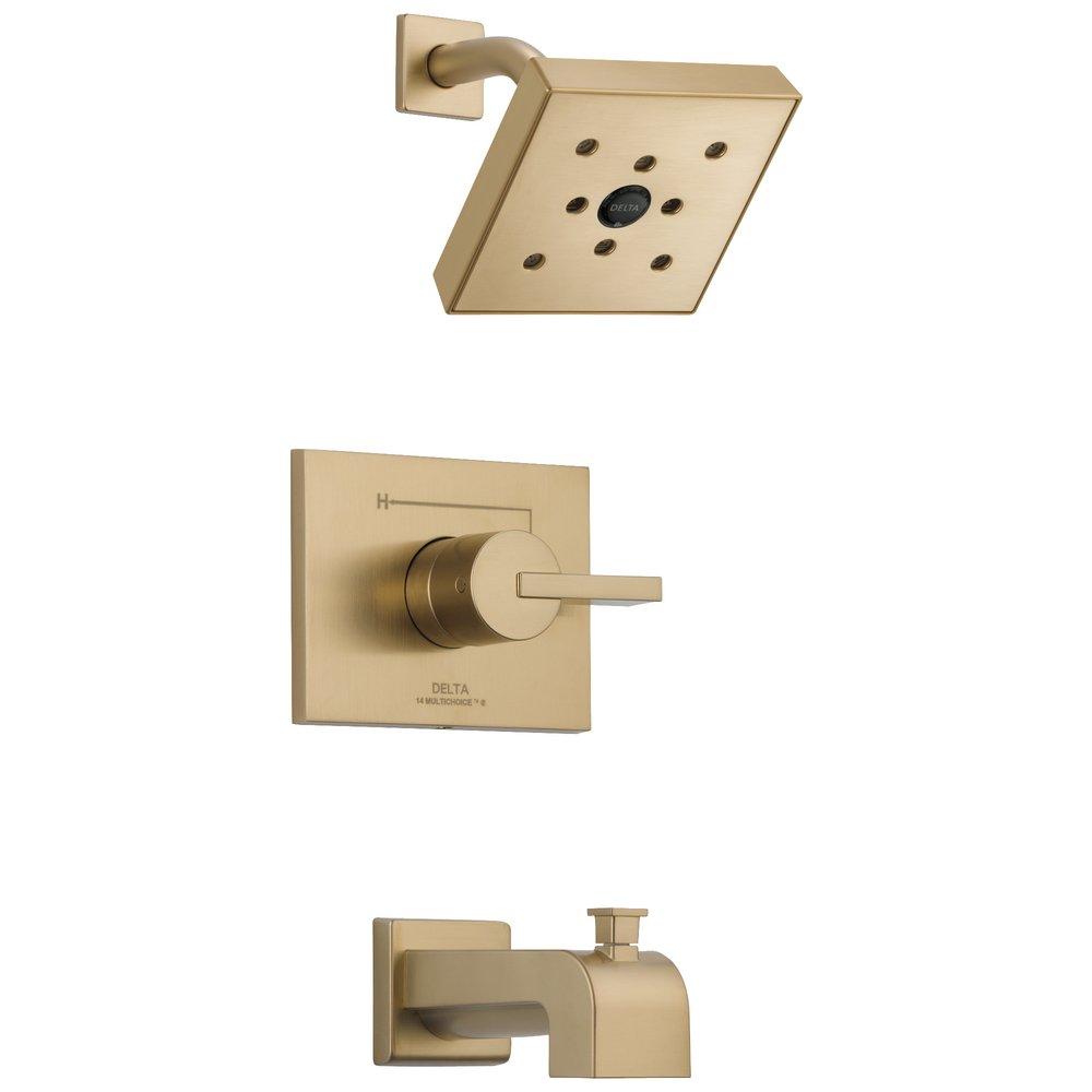 Delta Faucet Champagne Bronze Single Handle Single Function Bathtub & Shower Faucet (Trim Only) 