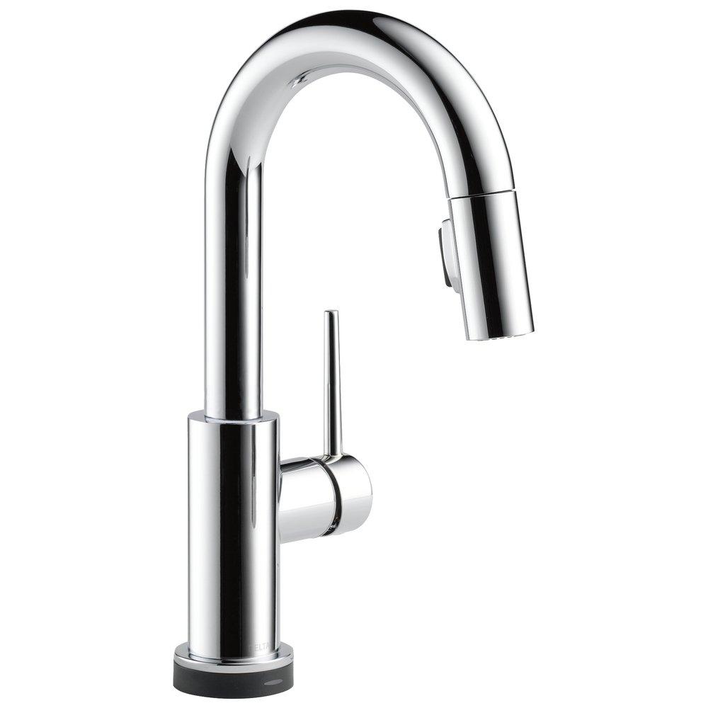 Delta Faucet Chrome Single Lever Handle Bar Faucet 