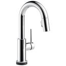 Single Handle Pull Down Bar Faucet in Chrome
