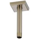 Brizo Brilliance&reg; Brushed Nickel 1/2 x 6 in. NPT Solid Brass Shower Arm and Flange 