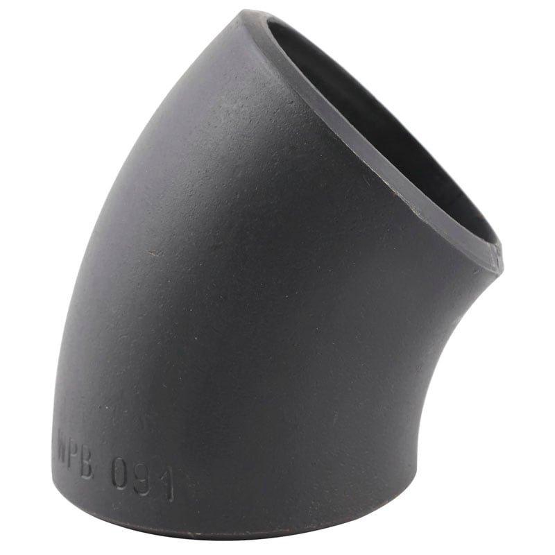 Weld Global Carbon Steel 45 Degree Elbow 