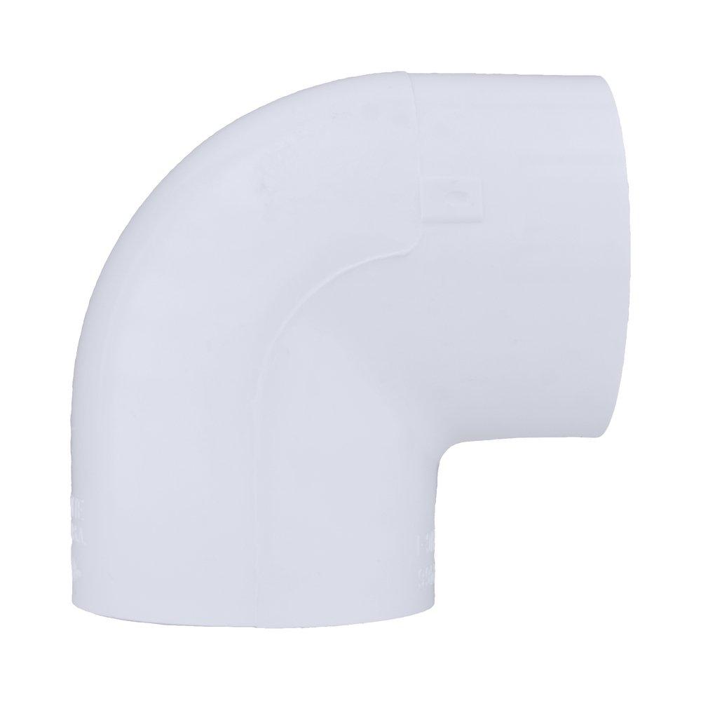 White PVC Schedule 40 90&deg; Elbow 