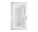 72 x 36 in. Soaker Drop-In Bathtub with Universal Drain in White