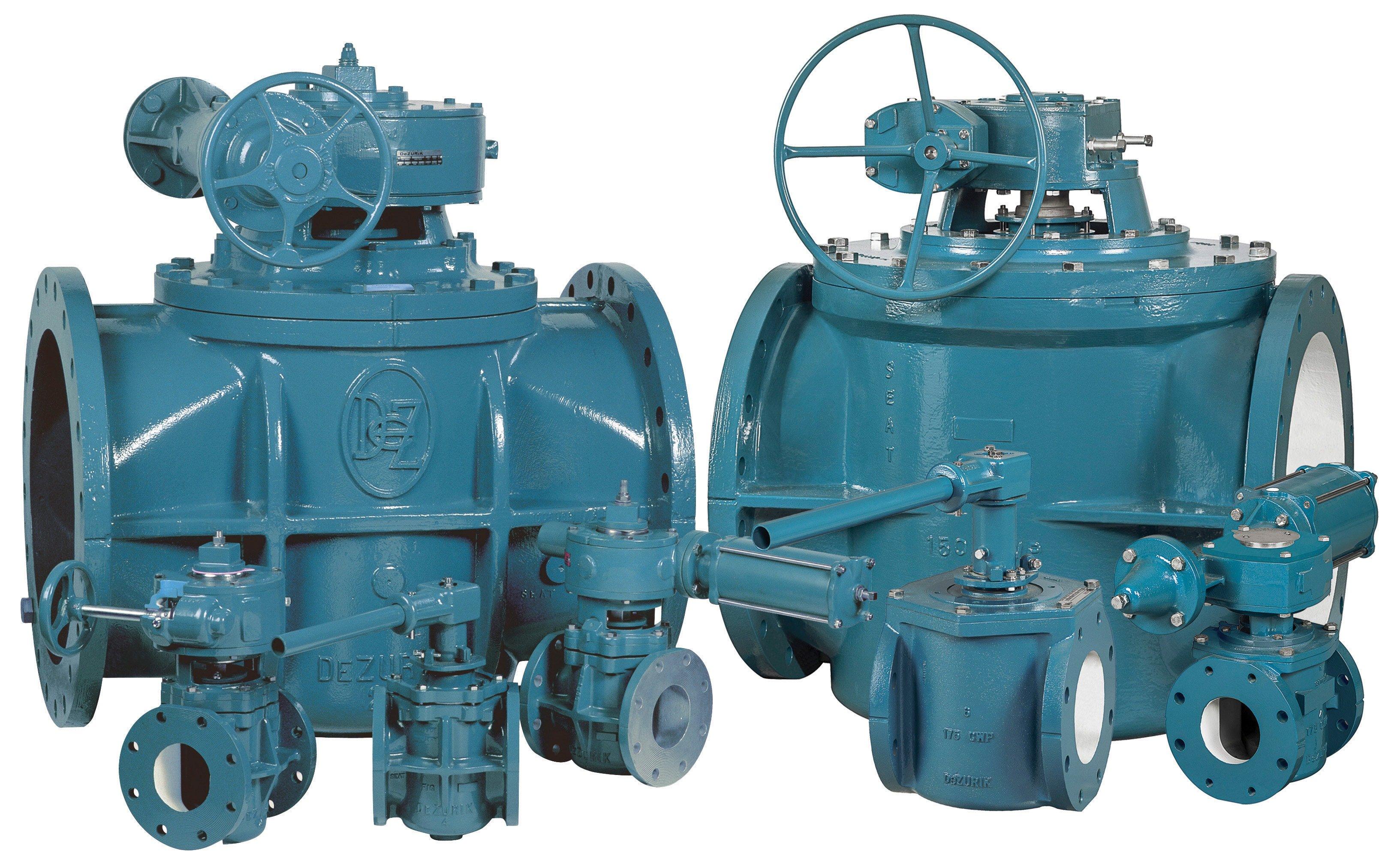 Dezurik Cast Iron 175 psi Mechanical Joint Wheel Handle Plug Valve 