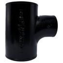 Black No Hub Cast Iron Sanitary Tee 
