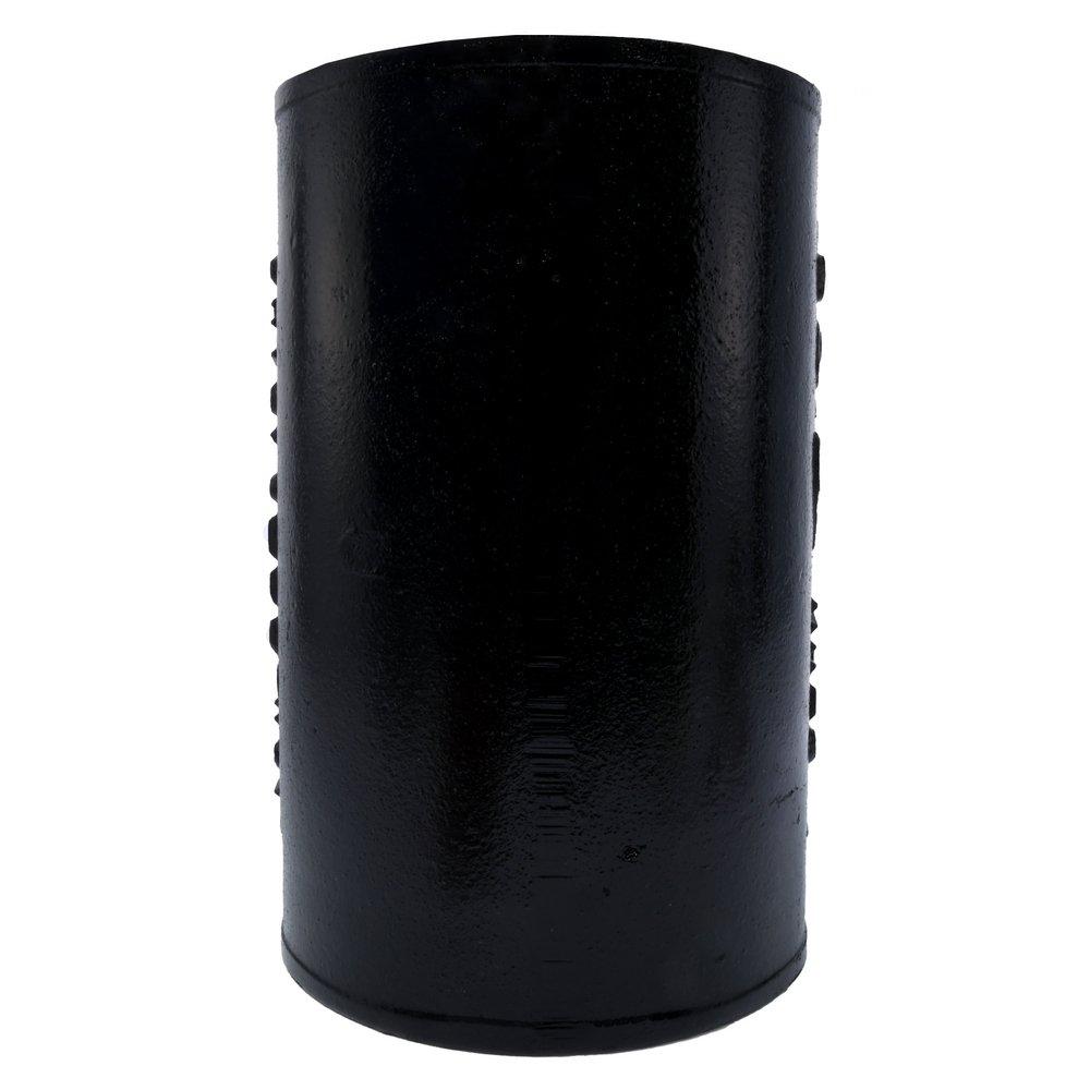 Black No Hub Cast Iron Sanitary Tee 