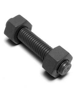 1/2 x 2-3/4 in. Stainless Steel Stud and Double Heavy Hex Nut
