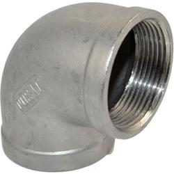 1/2 in. 3000# SS 304L Threaded 90 Elbow Stainless Steel