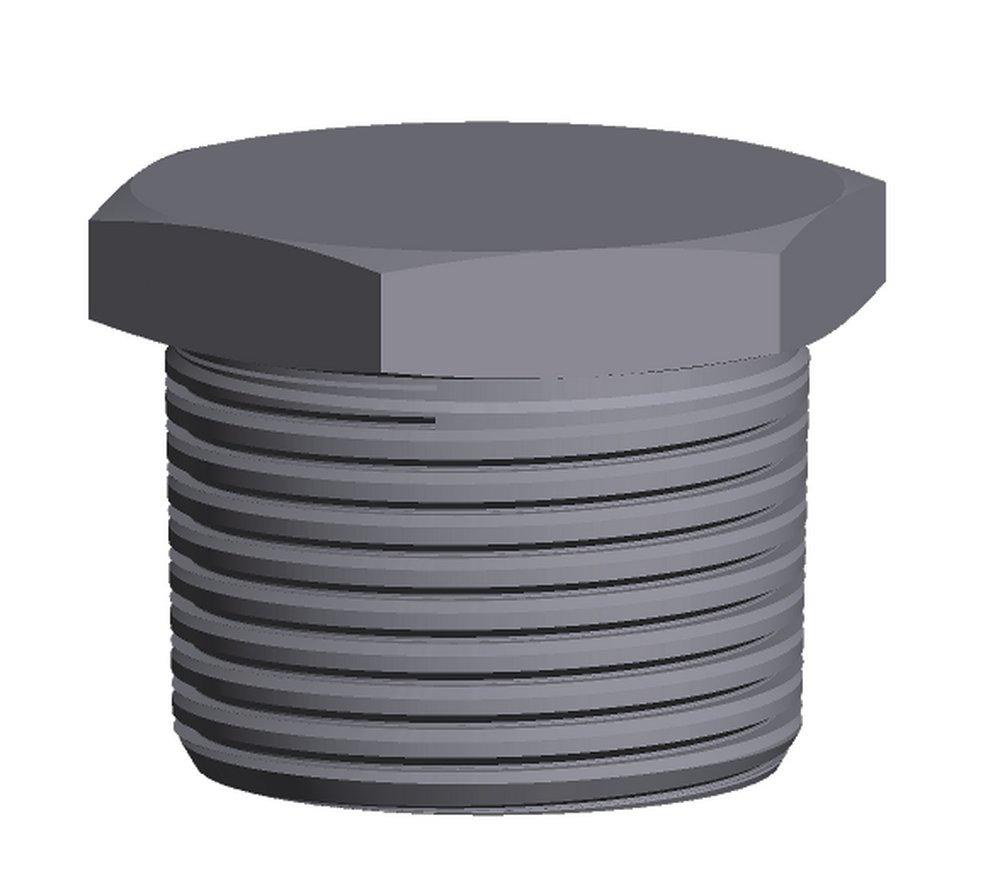 Threaded 6000# Forged Steel HEX Head Plug 
