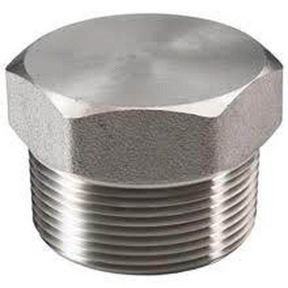 Threaded 3000# 304L Stainless Steel HEX Plug 