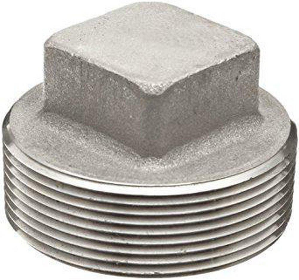 Threaded 3000# Square 304L Stainless Steel Plug 