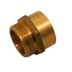 2-1/2 x 2 in. MNST x MNPT Brass Hose Adapter