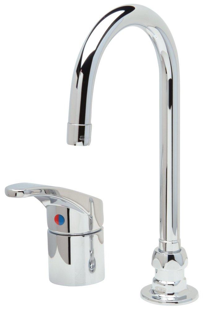 Zurn Polished Chrome Single Handle Lever Deck Mount Healthcare Faucet 