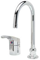 Single Handle Lever Deck Mount Healthcare Faucet in Polished Chrome