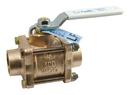 1-1/2 in. Bronze Full Port Solder 600# Ball Valve