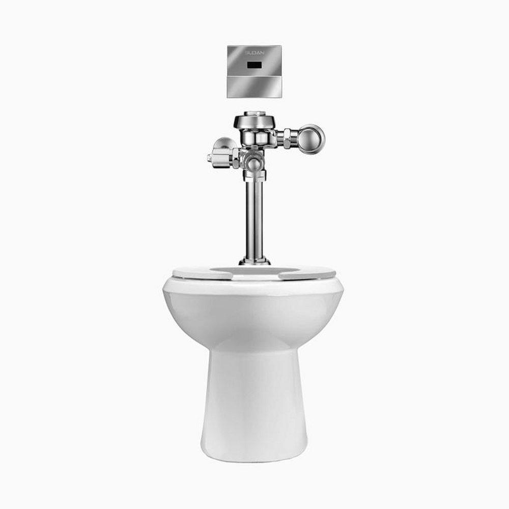 Sloan Valve White 1.28 gpf Elongated One Piece Toilet 