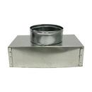 12 x 8 x 9 in. Duct Square-To-Round
