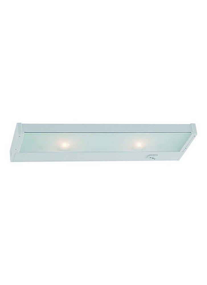 Seagull Lighting White 14 in. Under-Cabinet Task Light 
