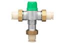 Zurn Wilkins Brushed Nickel CPVC Thermostat Mixing Valve 